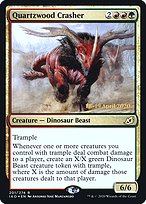 Quartzwood Crasher - Ikoria: Lair of Behemoths Promos - Promo Foil