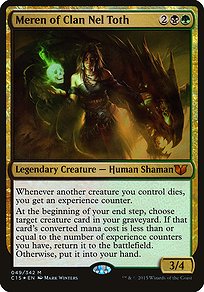 Meren of Clan Nel Toth - Commander 2015 Oversized - Promo Foil