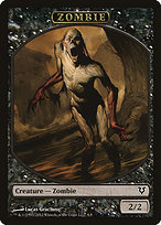 Zombie - Avacyn Restored Tokens