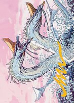 Twinmaw Stormbrood - Tarkir: Dragonstorm Art Series - Borderless