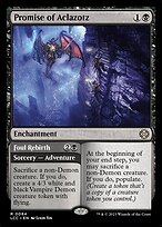 Promise of Aclazotz // Foul Rebirth - The Lost Caverns of Ixalan Commander