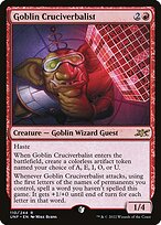 Goblin Cruciverbalist - Unfinity