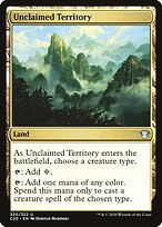 Unclaimed Territory - Commander 2020