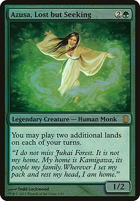 Azusa, Lost but Seeking - Commander's Arsenal Oversized - Promo Foil