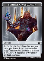 Tezzeret, Cruel Captain Emblem - Edge of Eternities Tokens