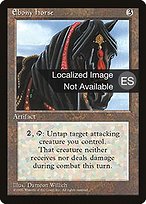 Caballo de ébano (Ebony Horse) - Fourth Edition Foreign Black Border