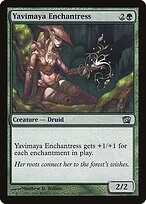 Yavimaya Enchantress - Eighth Edition - Promo Foil