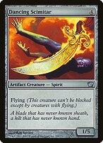 Dancing Scimitar - Ninth Edition - Promo Foil