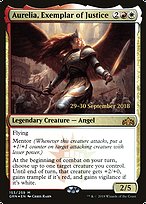 Aurelia, Exemplar of Justice - Guilds of Ravnica Promos - Promo Foil