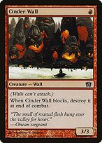 Cinder Wall - Eighth Edition - Promo Foil