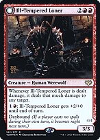 Ill-Tempered Loner // Howlpack Avenger - Innistrad: Crimson Vow Promos - Promo Foil