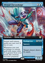 Dirgur Focusmage // Braingeyser - Secrets of Strixhaven Commander - Extended Art