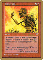 Incinerate - World Championship Decks 1998