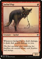 Jackal Pup - The List