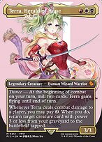Terra, Herald of Hope - Final Fantasy Commander - Surge Foil, Borderless