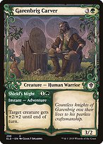Garenbrig Carver // Shield's Might - Throne of Eldraine - Showcase