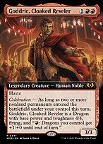 Goddric, Cloaked Reveler - Wilds of Eldraine - Extended Art