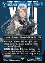 Jill, Shiva's Dominant // Shiva, Warden of Ice - Final Fantasy - Surge Foil, Borderless