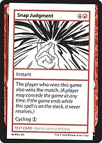 Snap Judgment - Mystery Booster 2