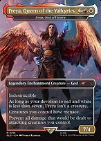Freya, Queen of the Valkyries (Iroas, God of Victory) - Secret Lair Drop - Borderless