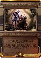 Slaughter Pact - Amonkhet Invocations - Promo Foil