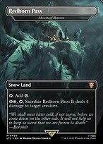 Redhorn Pass (Mouth of Ronom) - Tales of Middle-earth Commander - Surge Foil