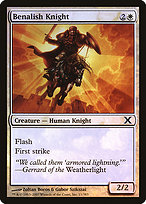 Benalish Knight - Tenth Edition - Promo Foil