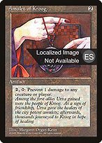 Amulet of Kroog - Fourth Edition Foreign Black Border