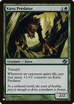 Kavu Predator - The List