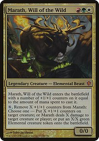 Marath, Will of the Wild - Commander 2013 Oversized - Promo Foil