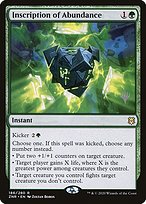 Inscription of Abundance - Zendikar Rising Promos