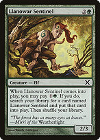 Llanowar Sentinel - Tenth Edition