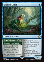 Elusive Otter // Grove's Bounty - Secrets of Strixhaven Commander