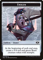 Domri, Chaos Bringer Emblem - Mythic Edition Tokens