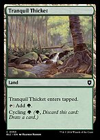 Tranquil Thicket - Bloomburrow Commander