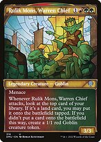 Rulik Mons, Warren Chief - Dominaria United - Showcase