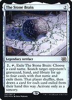 The Stone Brain - The Brothers' War Promos - Promo Foil