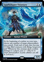 Sparkshaper Visionary - Commander Masters - Extended Art