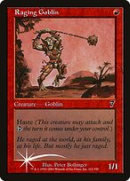 Raging Goblin - Seventh Edition - Promo Foil