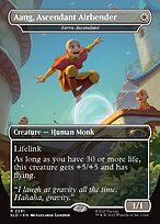 Aang, Ascendant Airbender (Serra Ascendant) - Secret Lair Drop - Borderless