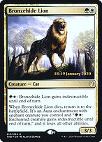 Bronzehide Lion - Theros Beyond Death Promos