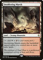 Smoldering Marsh - Battle for Zendikar Promos - Promo Foil