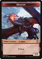 Dragon - Forgotten Realms Commander Tokens