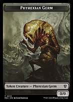 Phyrexian Germ - Murders at Karlov Manor Commander Tokens