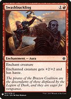 Swashbuckling - The List