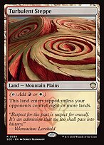 Turbulent Steppe - Secrets of Strixhaven Commander