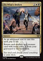 Fix What's Broken - Secrets of Strixhaven