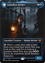 Jonathan Harker // Harker's Obsessive Inquiry (Jacob Hauken, Inspector // Hauken's Insight) - Innistrad: Crimson Vow