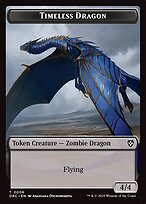 Timeless Dragon - Aetherdrift Commander Tokens