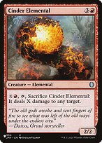 Cinder Elemental - The List
